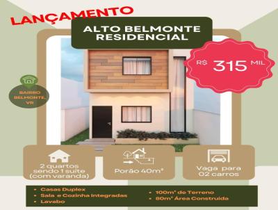 Casa para Venda, em Volta Redonda, bairro Belmonte, 2 dormit�rios, 2 banheiros, 1 su�te, 2 vagas